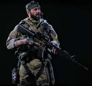 Caption: Legendary Soldier Frank Woods In Action Wallpaper