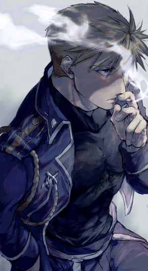 Caption: Lieutenant Jean Havoc: Intense And Determined Wallpaper