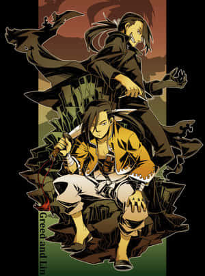 Caption: Ling Yao From Fullmetal Alchemist Smirking At The Camera Wallpaper