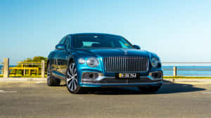 Caption: Luxurious Elegance - Bentley Flying Spur Wallpaper