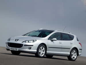 Caption: Luxurious Peugeot 407 In A Picturesque Setting Wallpaper