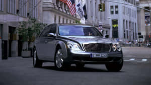 Caption: Luxurious Style - Maybach 57 Wallpaper