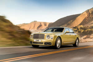 Caption: Luxury And Elegance - Bentley Mulsanne Wallpaper