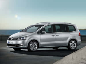 Caption: Luxury On The Move - The Classic Volkswagen Sharan Wallpaper