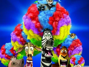 Caption: Madagascar 3: Adventurous Escape In Europe Wallpaper
