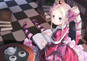 Caption: Magical Girl Beatrice From Re:zero Wallpaper