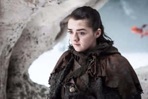 Caption: Maisie Williams Acclaimed Actress Profile Shot Wallpaper