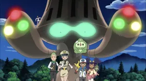 Caption: Majestic Beheeyem In Action Wallpaper