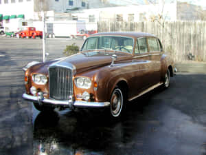 Caption: Majestic Bentley S3 In Full Glory Wallpaper