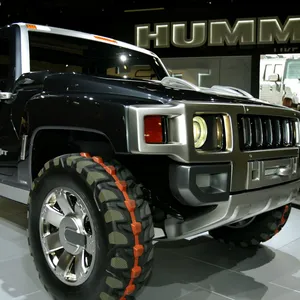 Caption: Majestic Black Hummer H3t In High Resolution Wallpaper