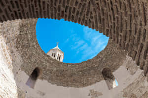 Caption: Majestic Diocletian's Palace In Split, Croatia Wallpaper
