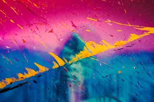 Caption: Majestic Dragon Overlooking A Fantasy Kingdom Wallpaper