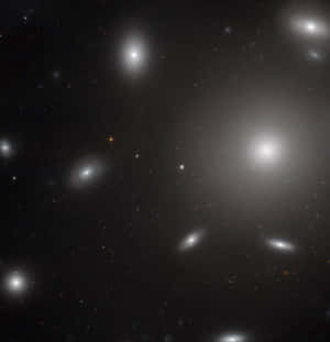 Caption: Majestic Elliptical Galaxy In High Resolution Wallpaper