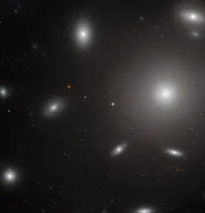 Caption: Majestic Elliptical Galaxy In High Resolution Wallpaper