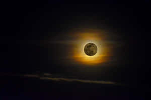 Caption: Majestic Full Moon At Perigee Wallpaper