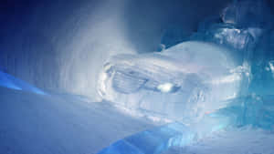 Caption: Majestic Ice Hotel Suite Wallpaper