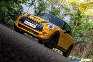 Caption: Majestic Mini Cooper S - Radiance Of British Engineered Luxury Wallpaper