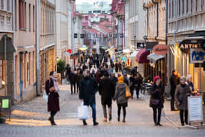 Caption: Majestic Skyline Of Gothenburg Wallpaper