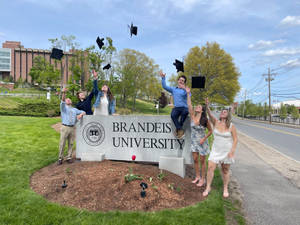 Caption: Majestic View Of Brandeis University Wallpaper