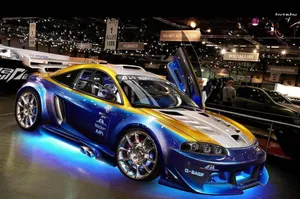 Caption: Majestic View Of Mitsubishi Eclipse Wallpaper