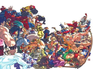 Caption: Marvel Vs Capcom: Heroes Collide Wallpaper