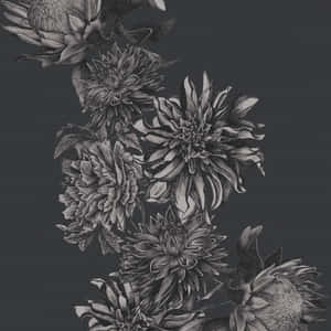 Caption: Masterful Charcoal Drawing Of An Intense Landscape Wallpaper