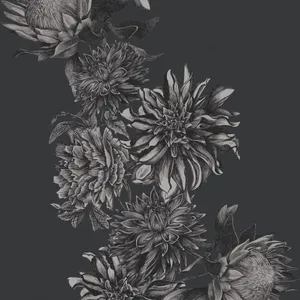 Caption: Masterful Charcoal Drawing Of An Intense Landscape Wallpaper