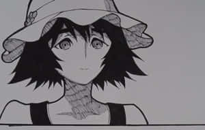 Caption: Mayuri Shiina Smiling Happily Wallpaper