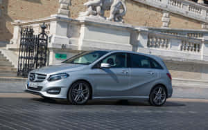 Caption: Mercedes Benz B-class: Elegant Design, Ultimate Performance Wallpaper