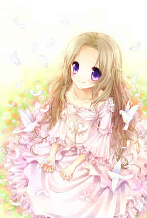 Caption: Mesmerizing Portrait Of Nunnally Lamperouge Wallpaper