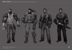 Caption: Mighty Jax From Mortal Kombat In Combat Stance Wallpaper