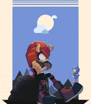 Caption: Mighty The Armadillo In Action Wallpaper