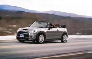 Caption: Mini Cooper S Convertible - Open Top Freedom Wallpaper
