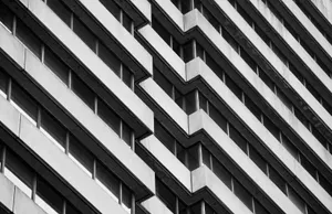 Caption: Modern Marvels Of Black And White Architecture Wallpaper