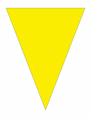 Caption: Modern Yellow Triangle Design Wallpaper