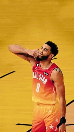 Caption: Momentous Dunk From Nba All-star Game Wallpaper