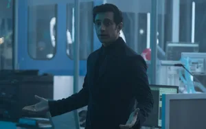 Caption: Multitalented Riz Ahmed In Action Wallpaper