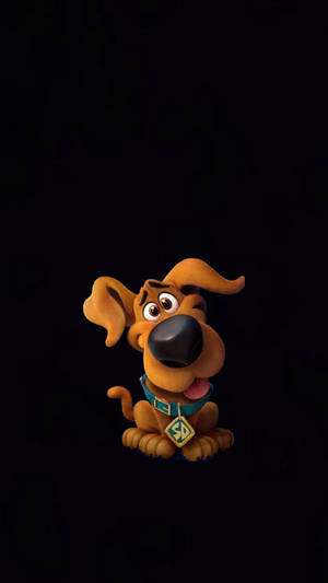 Caption: Mysterious And Dashing Scooby-doo On 2k Amoled Wallpaper