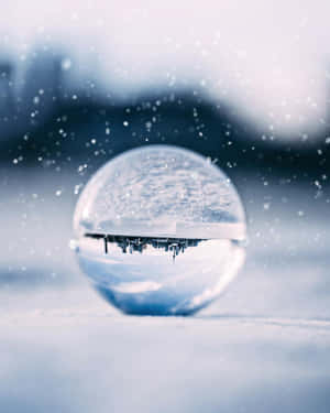 Caption: Mysterious Crystal Ball In Mystic Setting Wallpaper