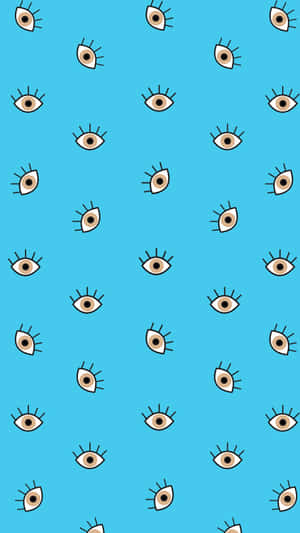 Caption: Mysterious Evil Eye Iphone Wallpaper Wallpaper