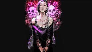 Caption: Mysterious Uta From Tokyo Ghoul Wallpaper