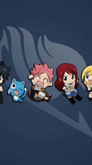 Caption: Mystical Fairy Tail Iphone Wallpaper Wallpaper