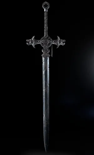 Caption: Mythical Excalibur Sword In Stone Wallpaper