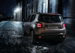 Caption: Off-road Adventure Awaits With The Jeep Renegade Wallpaper