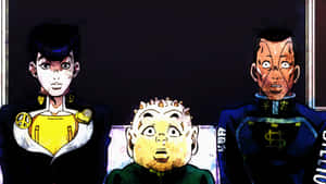 Caption: Okuyasu Nijimura In Action Wallpaper