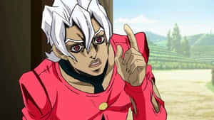 Caption: Pannacotta Fugo From Jojo's Bizarre Adventure Wallpaper