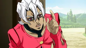 Caption: Pannacotta Fugo From Jojo's Bizarre Adventure Wallpaper