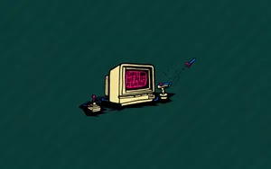 Caption: Passion For Pixels: Retro Gaming Revival Wallpaper