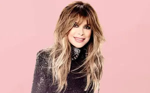 Caption: Paula Abdul Radiates Strong And Stunning Energy, Showcasing Her Iconic Pop Idol Status. Wallpaper