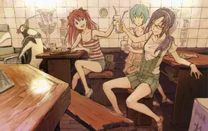 Caption: Pen Pen In A Relaxing Moment Wallpaper